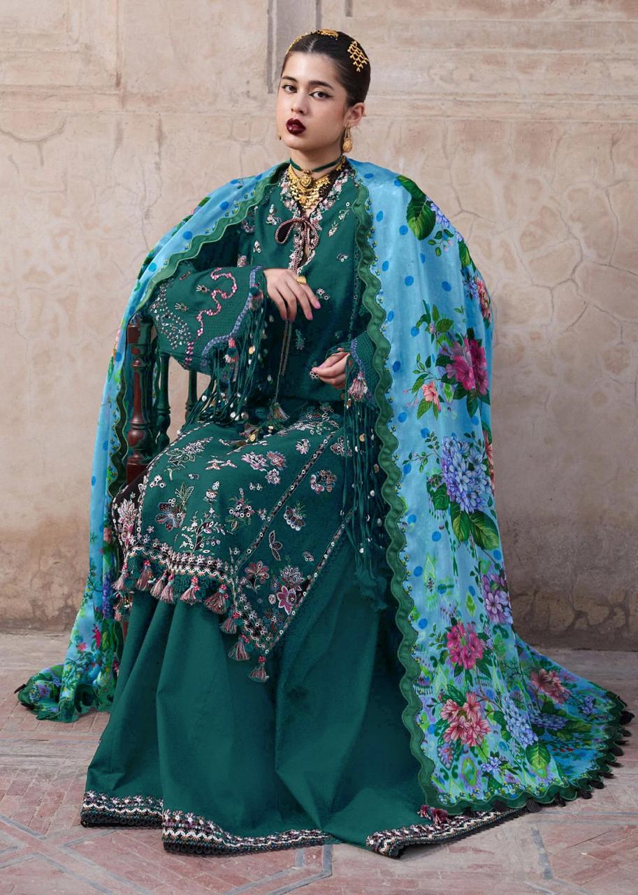 SOBIA NAZIR DHANAK EMBROIDERY DRESS 3 PIECE 2366
