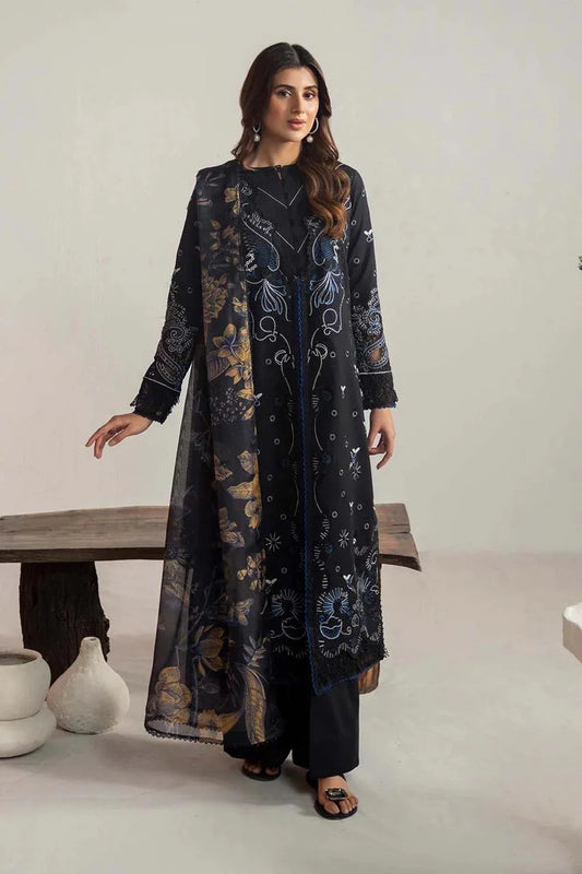 MARIA B DHANAK EMBROIDERY DRESS 3 PIECE 2371